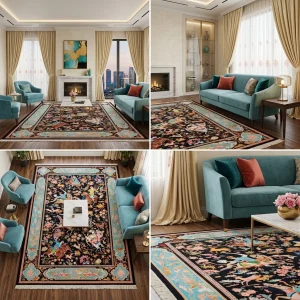 فرشینه طرح ابریشمی کد A05-3